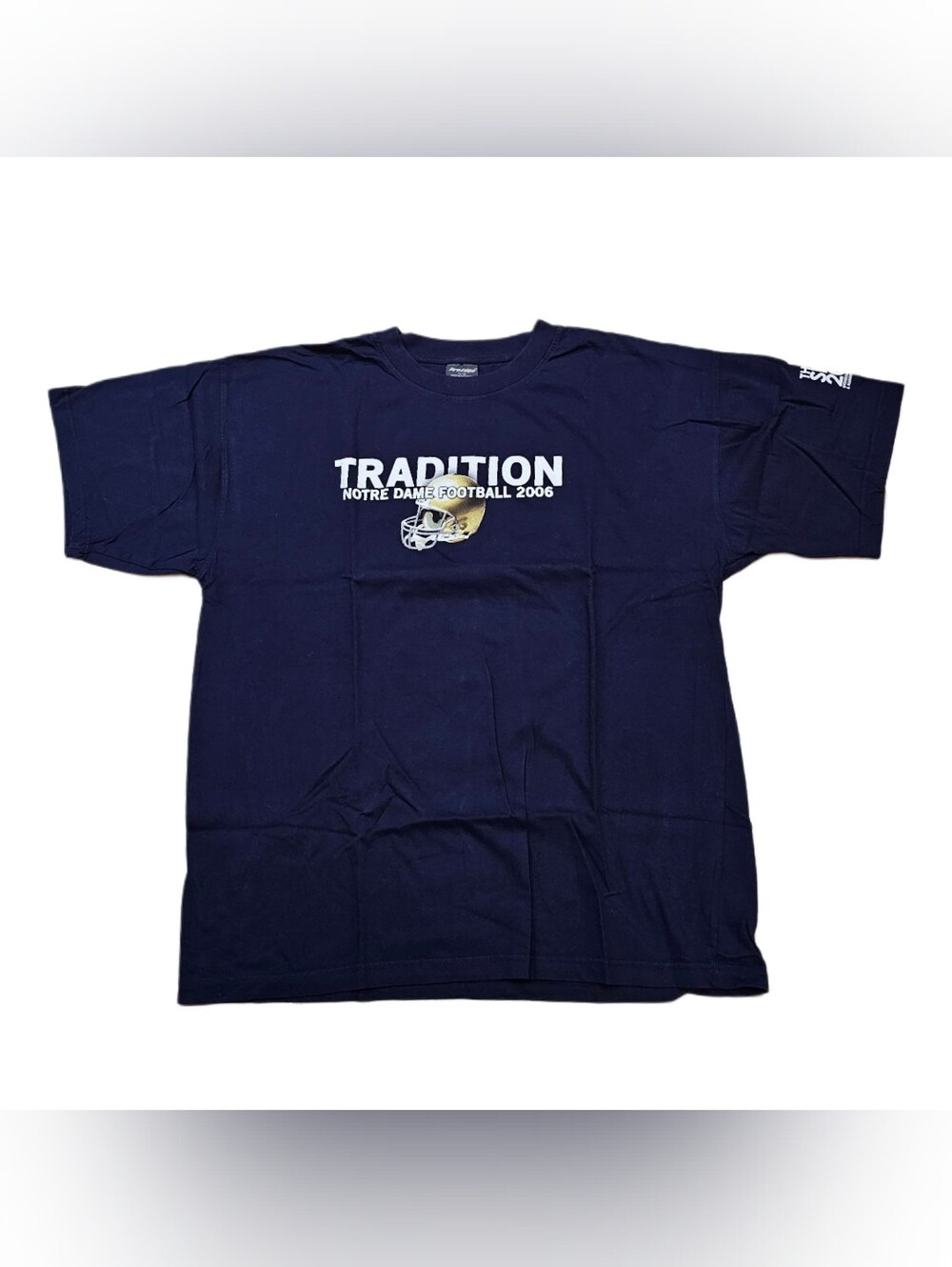 Notre Dame Fighting Irish Football T-Shirt 2006 The Shirt Tradition Blue Men XL